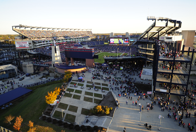 gillette stadium construction